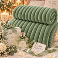 Pătură Verde Plus Parfum 45 ml Cadou 200 cm pe 230 cm