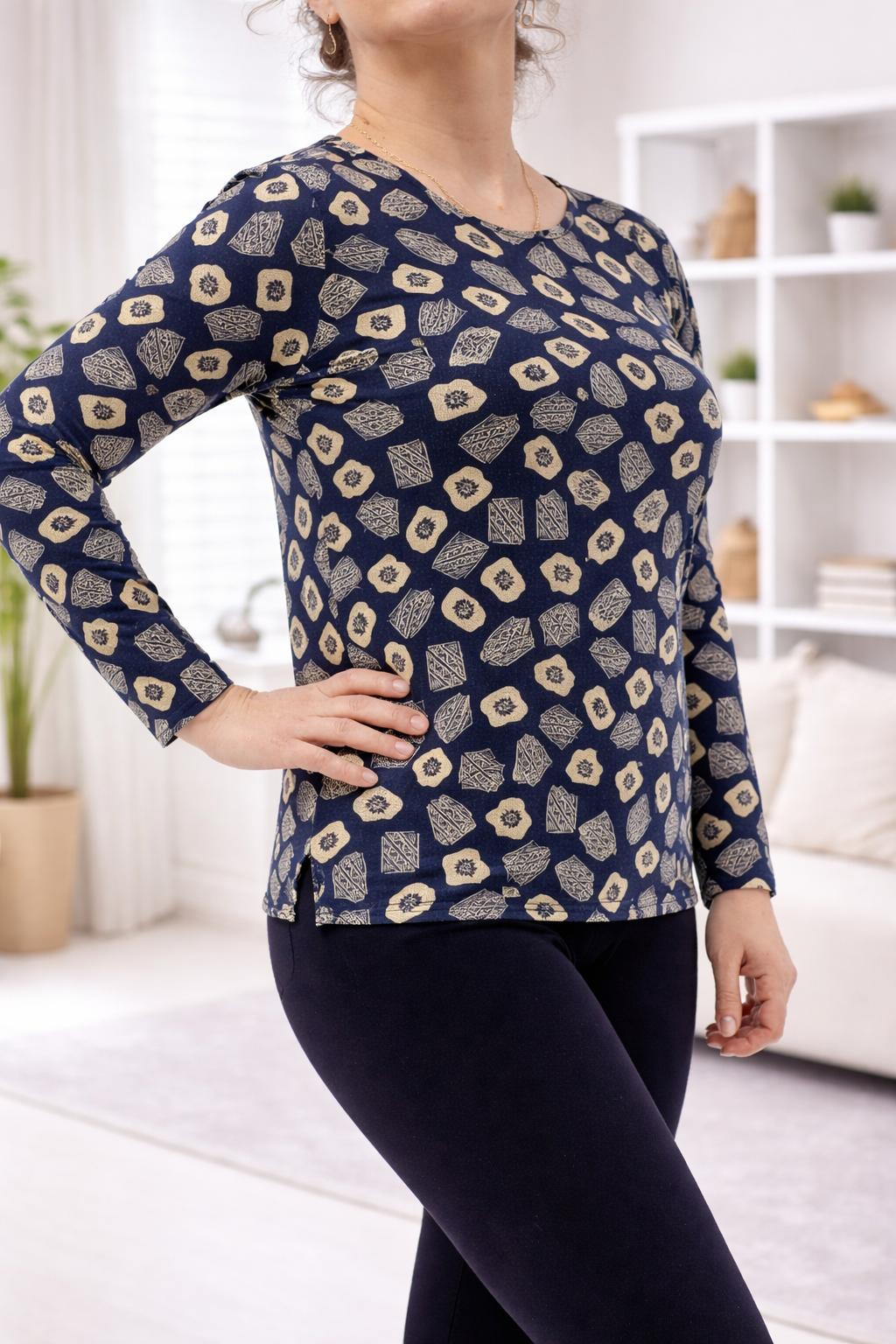 Bluze din bumbac si licra la oferta