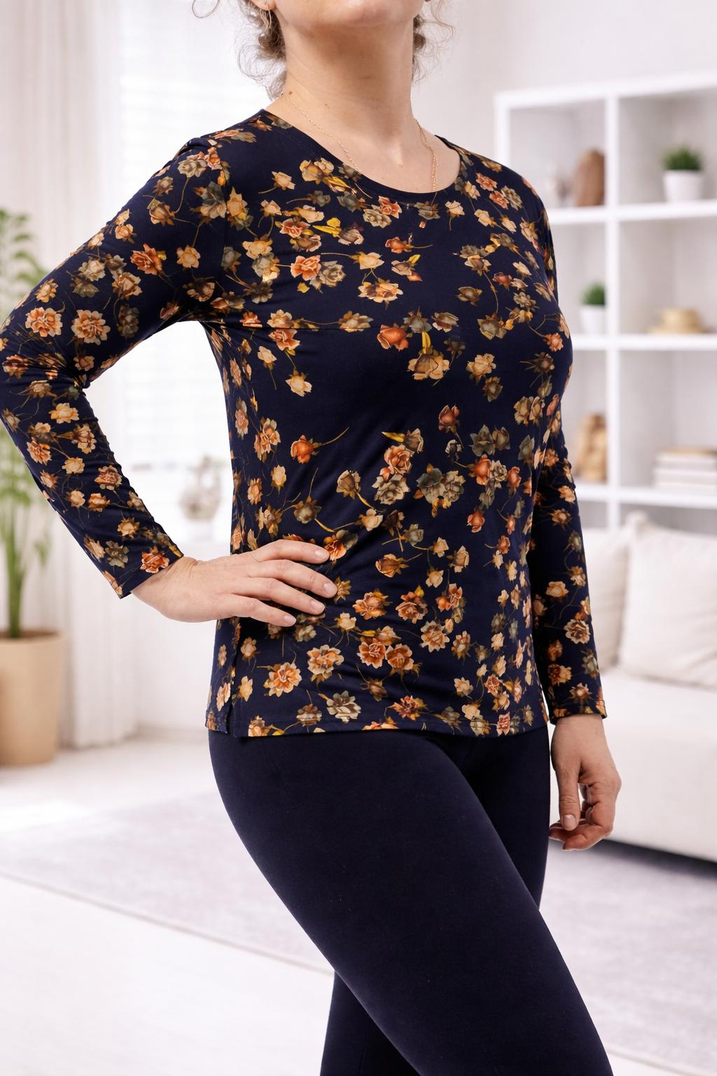 Bluze din bumbac si licra la oferta